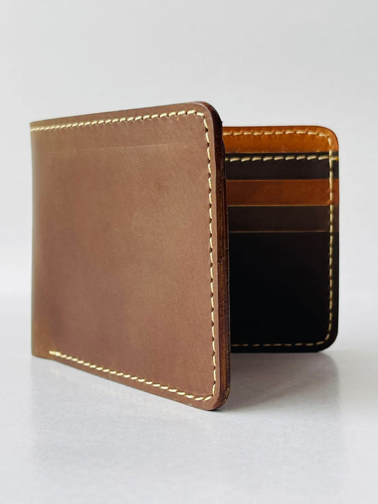 Vintage Style Men’s Leather Bifold Wallet