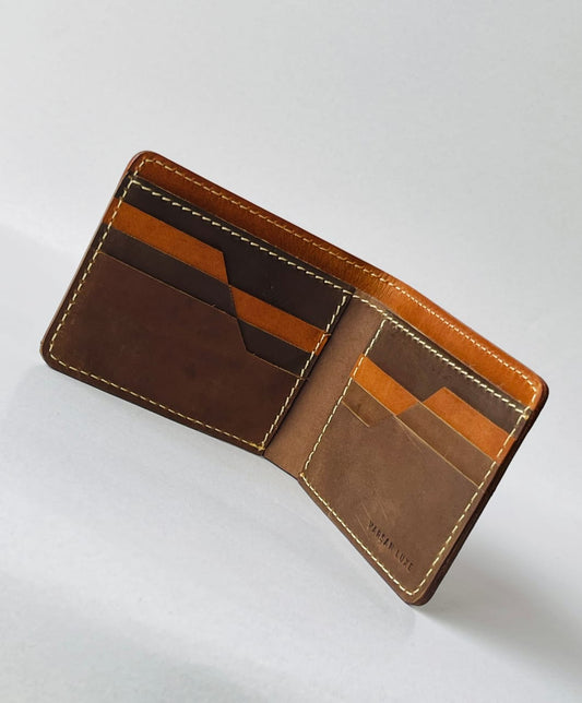 Vintage Style Men’s Leather Bifold Wallet