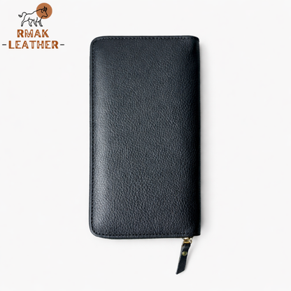 AmberCraft Classic Zip Wallet