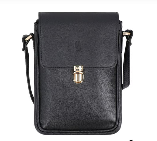 Classic Genuine Leather Crossbody Shoulder Bag for (Women)